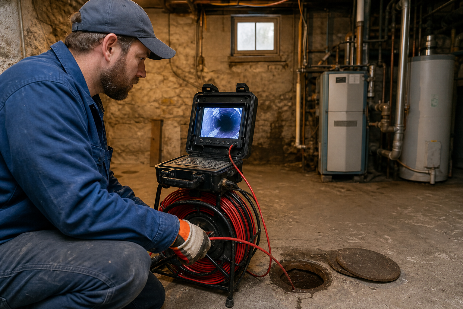 Sewer line inspection in Port Gardner Everett